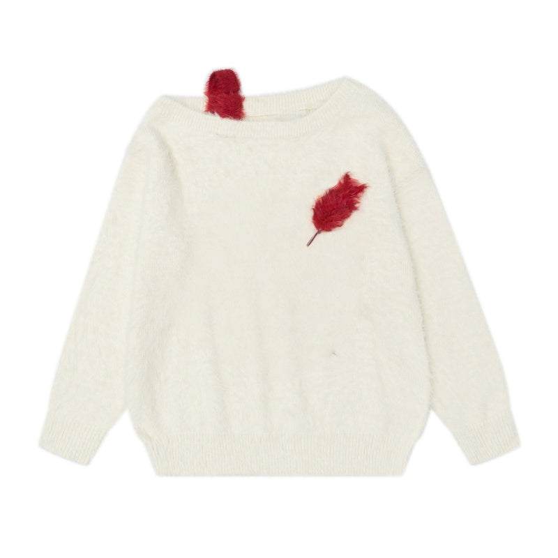 Oversized Fashionable Knit Sweater