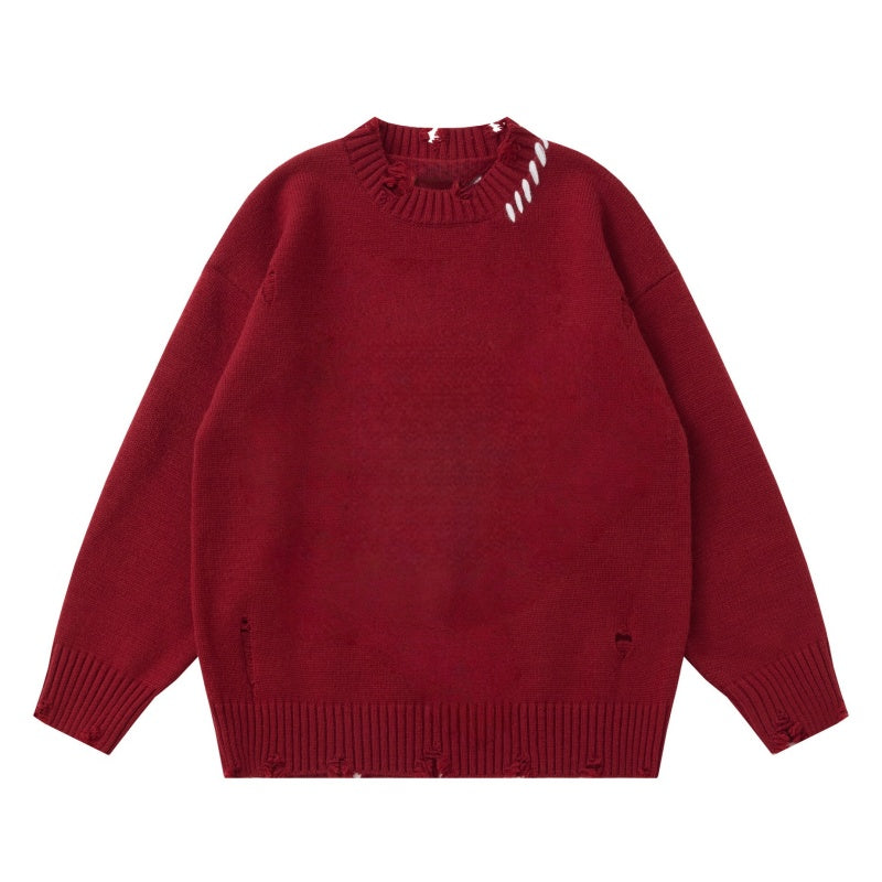 Classic Red Trendy Sweater
