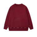 Red Bow Pattern Knit Sweater